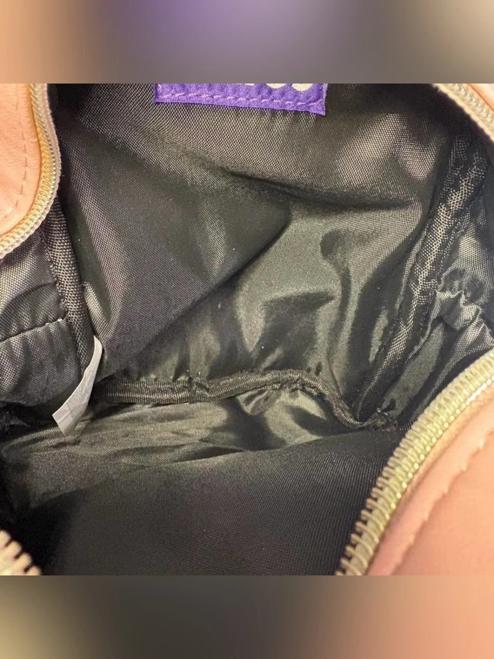 Pink Heart-Quilted Mini Backpack - Brand Not Visible